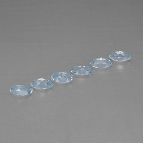 Achetez naturel ct bleue aigue-marine gems, coupe ovale, en provenance madagascar chez gemselect. en stock, livraison internationale!