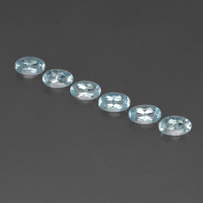 Achetez naturel ct bleue aigue-marine gems, coupe ovale, en provenance mozambique chez gemselect. en stock, livraison internationale!