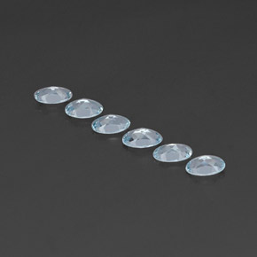 Achetez naturel ct bleue aigue-marine gems, coupe ovale, en provenance mozambique chez gemselect. en stock, livraison internationale!