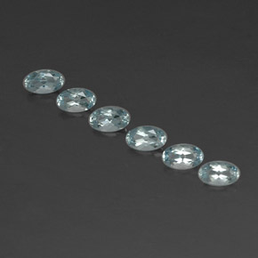 Achetez naturel ct bleue aigue-marine gems, coupe ovale, en provenance madagascar chez gemselect. en stock, livraison internationale!