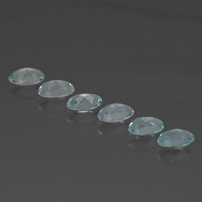 Achetez naturel ct bleue aigue-marine gems, coupe ovale, en provenance madagascar chez gemselect. en stock, livraison internationale!