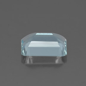 Aigue-marine bleue naturelle taille émeraude, 1,51 ct, VVS