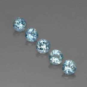 Achetez naturel ct Bleu clair Bleu vert gems, Coupe roude, En provenance Inde (Karur) chez GemSelect. En stock, livraison internationale!