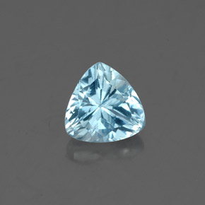 Bleu vert Bleu clair naturelle Trillion, 0.79 ct, VVS-VS