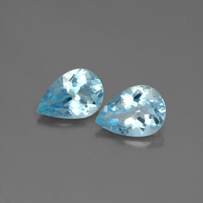 Achetez naturel ct bleue aigue-marine gems, en forme de poire, en provenance inde (karur) chez gemselect. en stock, livraison internationale!