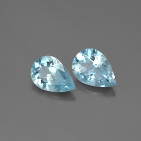 Achetez naturel ct bleue aigue-marine gems, en forme de poire, en provenance inde (karur) chez gemselect. en stock, livraison internationale!
