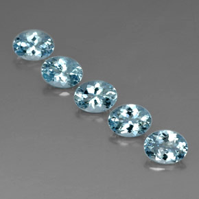 Achetez naturel ct bleue aigue-marine gems, coupe ovale, en provenance inde (karur) chez gemselect. en stock, livraison internationale!