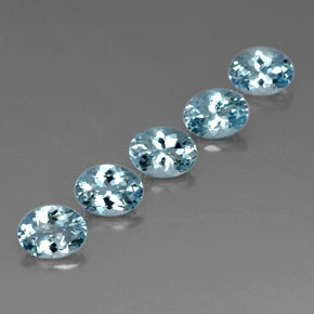 Achetez naturel ct bleue aigue-marine gems, coupe ovale, en provenance inde (karur) chez gemselect. en stock, livraison internationale!