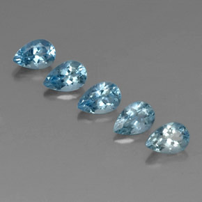 Achetez naturel ct bleue aigue-marine gems, en forme de poire, en provenance inde (karur) chez gemselect. en stock, livraison internationale!