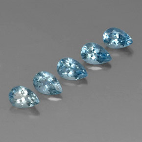 Achetez naturel ct bleue aigue-marine gems, en forme de poire, en provenance inde (karur) chez gemselect. en stock, livraison internationale!