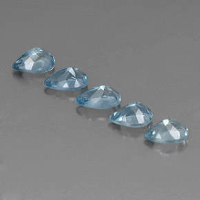 Achetez naturel ct bleue aigue-marine gems, en forme de poire, en provenance inde (karur) chez gemselect. en stock, livraison internationale!
