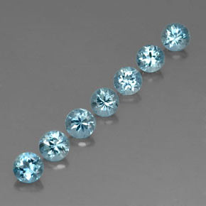 Achetez naturel ct Bleu clair Bleu vert gems, Coupe roude, En provenance Inde (Karur) chez GemSelect. En stock, livraison internationale!