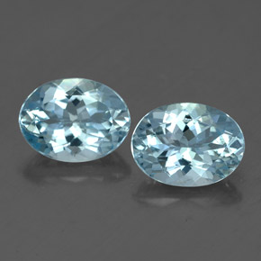 Achetez naturel ct bleue aigue-marine gems, coupe ovale, en provenance inde (karur) chez gemselect. en stock, livraison internationale!