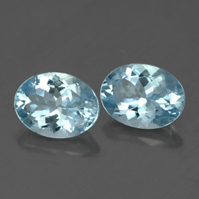 Achetez naturel ct bleue aigue-marine gems, coupe ovale, en provenance inde (karur) chez gemselect. en stock, livraison internationale!
