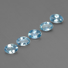 Achetez naturel ct bleue aigue-marine gems, coupe ovale, en provenance inde (karur) chez gemselect. en stock, livraison internationale!