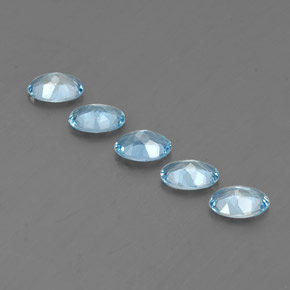 Achetez naturel ct bleue aigue-marine gems, coupe ovale, en provenance inde (karur) chez gemselect. en stock, livraison internationale!