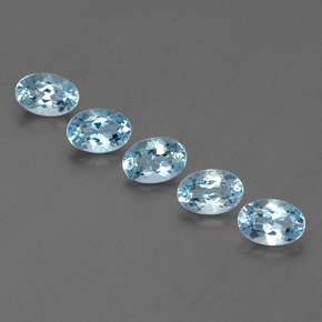 Achetez naturel ct bleue aigue-marine gems, coupe ovale, en provenance inde (karur) chez gemselect. en stock, livraison internationale!