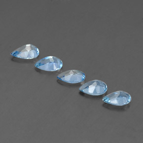Achetez naturel ct bleue aigue-marine gems, en forme de poire, en provenance inde (karur) chez gemselect. en stock, livraison internationale!