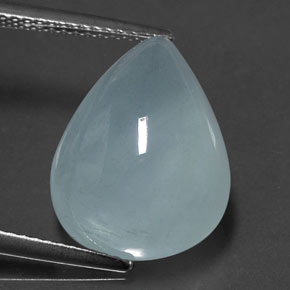 Aigue-marine bleue naturelle transparent, 11,50 ct, transparent / translucide