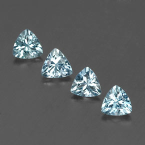 Achetez naturel ct bleue aigue-marine gems, trillion, en provenance inde (karur) chez gemselect. en stock, livraison internationale!