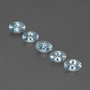 Achetez naturel ct bleue aigue-marine gems, coupe ovale, en provenance inde (karur) chez gemselect. en stock, livraison internationale!