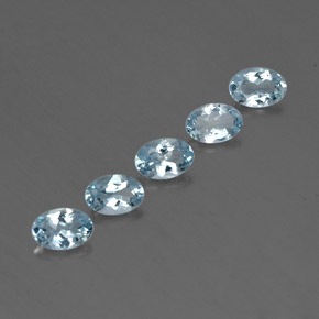 Achetez naturel ct bleue aigue-marine gems, coupe ovale, en provenance inde (karur) chez gemselect. en stock, livraison internationale!