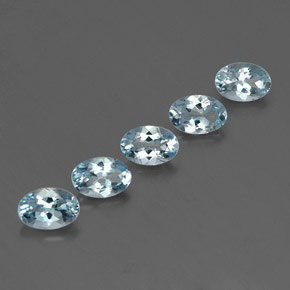Achetez naturel ct bleue aigue-marine gems, coupe ovale, en provenance inde (karur) chez gemselect. en stock, livraison internationale!
