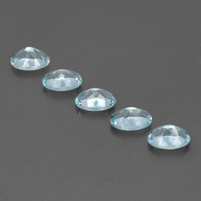 Achetez naturel ct bleue aigue-marine gems, coupe ovale, en provenance inde (karur) chez gemselect. en stock, livraison internationale!