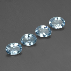 Achetez naturel ct bleue aigue-marine gems, coupe ovale, en provenance inde (karur) chez gemselect. en stock, livraison internationale!