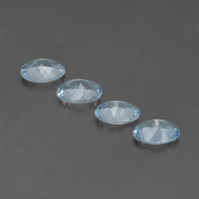 Achetez naturel ct bleue aigue-marine gems, coupe ovale, en provenance inde (karur) chez gemselect. en stock, livraison internationale!
