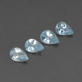 Achetez naturel ct bleue aigue-marine gems, en forme de poire, en provenance inde (karur) chez gemselect. en stock, livraison internationale!
