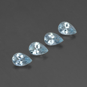 Achetez naturel ct bleue aigue-marine gems, en forme de poire, en provenance inde (karur) chez gemselect. en stock, livraison internationale!