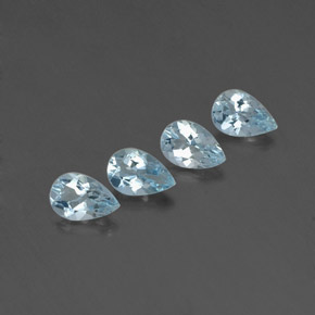 Achetez naturel ct bleue aigue-marine gems, en forme de poire, en provenance inde (karur) chez gemselect. en stock, livraison internationale!