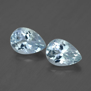 Achetez naturel ct bleue aigue-marine gems, en forme de poire, en provenance inde (karur) chez gemselect. en stock, livraison internationale!