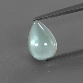 Aigue-marine vert naturelle transparent, 1,36 ct, transparent / translucide