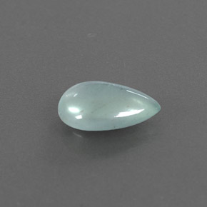 Aigue-marine vert naturelle transparent, 1,36 ct, transparent / translucide
