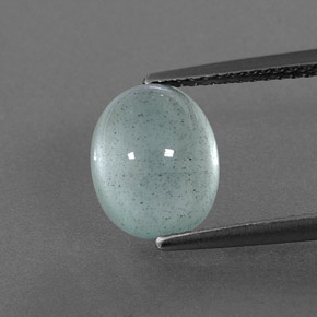 Aigue-marine vert naturelle transparent, 3,39 ct, transparent / translucide