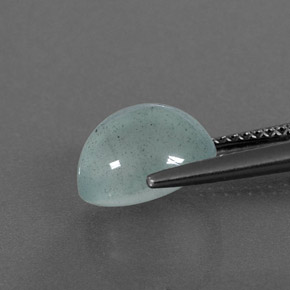 Aigue-marine vert naturelle transparent, 3,39 ct, transparent / translucide