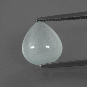 Aigue-marine vert naturelle transparent, 3,20 ct, transparent / translucide