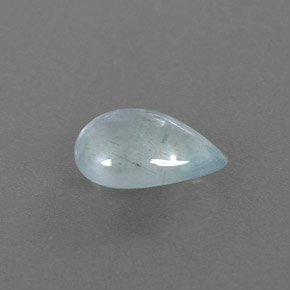 Aigue-marine vert naturelle transparent, 2,29 ct, transparent / translucide