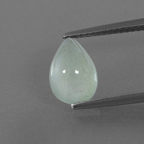 Aigue-marine vert naturelle transparent, 2,54 ct, transparent / translucide