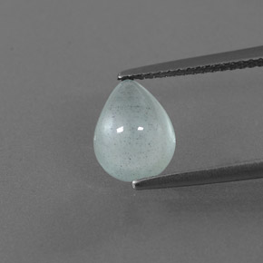 Aigue-marine vert naturelle transparent, 2,03 ct, transparent / translucide