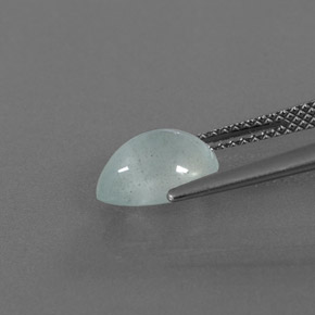 Aigue-marine vert naturelle transparent, 2,03 ct, transparent / translucide