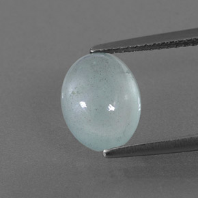 Aigue-marine vert naturelle transparent, 2,57 ct, transparent / translucide