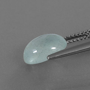 Aigue-marine vert naturelle transparent, 2,57 ct, transparent / translucide