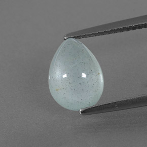 Aigue-marine bleue naturelle transparent, 2,25 ct, transparent / translucide