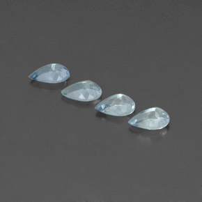 Achetez naturel ct bleue aigue-marine gems, en forme de poire, en provenance inde (karur) chez gemselect. en stock, livraison internationale!