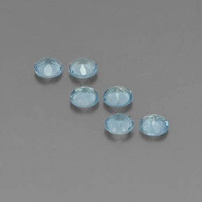 Achetez naturel ct bleue aigue-marine gems, coupe roude, en provenance inde (karur) chez gemselect. en stock, livraison internationale!