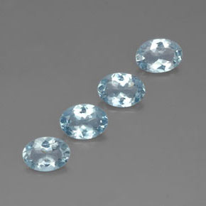 Achetez naturel ct bleue aigue-marine gems, coupe ovale, en provenance inde (karur) chez gemselect. en stock, livraison internationale!