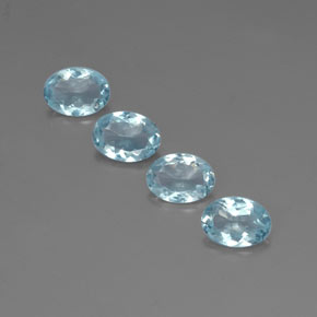 Achetez naturel ct bleue aigue-marine gems, coupe ovale, en provenance inde (karur) chez gemselect. en stock, livraison internationale!